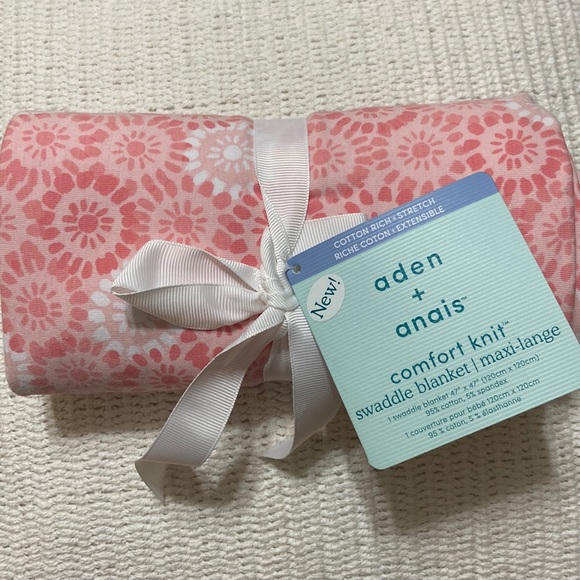 Gerber 2pk Swaddle Blankets - Pink Floral